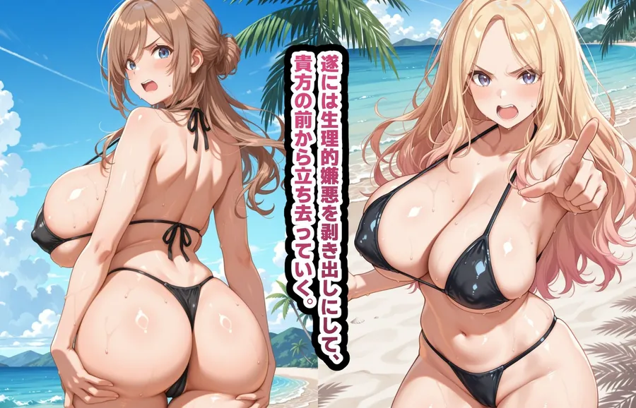 【エロ同人漫画】メチャクチャに嫌われてからのレ●プが一番気持ち良いから。【星南＆莉波】-1枚目