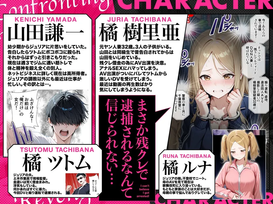 【エロ同人漫画】残クレアルフォード元ヤン人妻（32歳3人子持ちママ）NTR PART3（SNSバズチャレンジ編）-0枚目